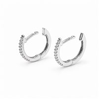 Orecchini Vidali Gioielli Donna in Oro bianco Zircone OROR-11-34 - OROR-11-34